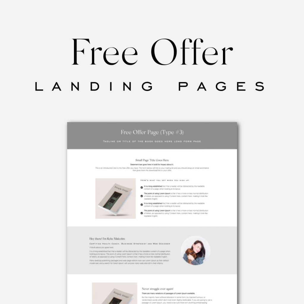 Free Offer Landing Page