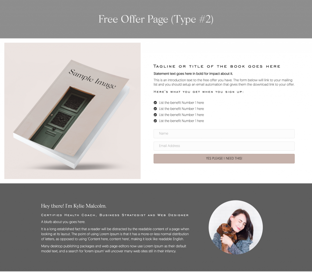 Free offer page 1